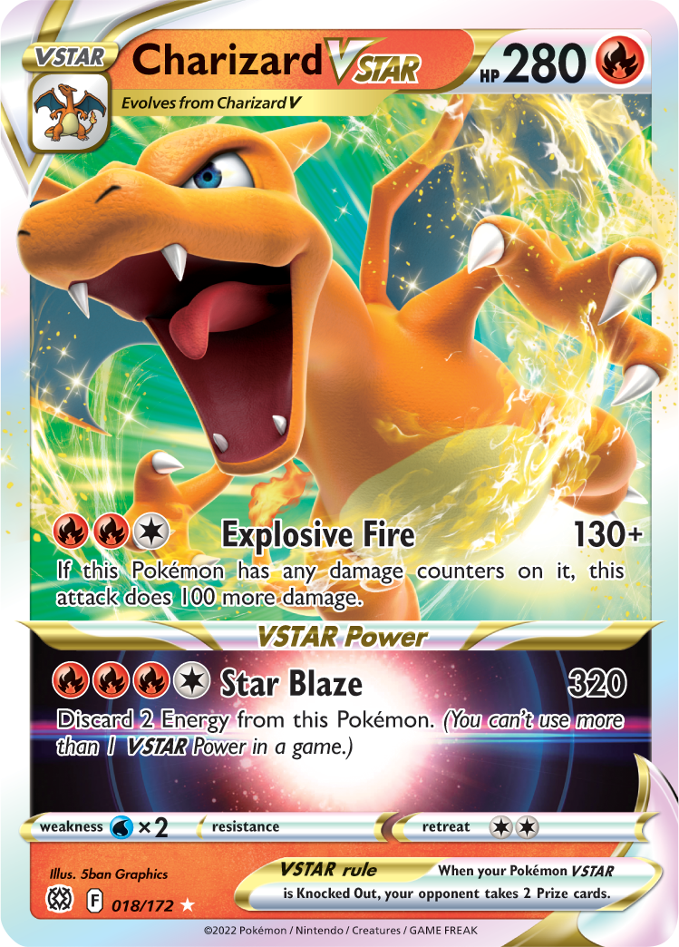 Charizard VSTAR (018/172) [Sword & Shield: Brilliant Stars] | Rock City Comics