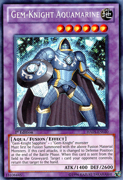 Gem-Knight Aquamarine [HA05-EN020] Secret Rare | Rock City Comics