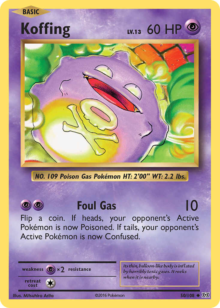 Koffing (50/108) [XY: Evolutions] | Rock City Comics