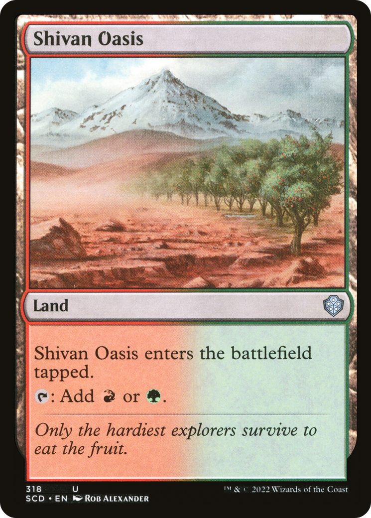 Shivan Oasis [Starter Commander Decks] | Rock City Comics