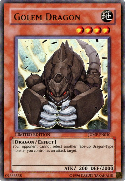 Golem Dragon [JUMP-EN040] Ultra Rare | Rock City Comics