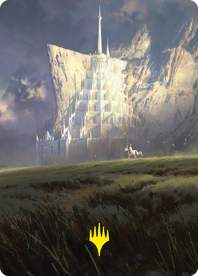 Minas Tirith Art Card (Gold-Stamped Signature) [The Lord of the Rings: Tales of Middle-earth Art Series] | Rock City Comics