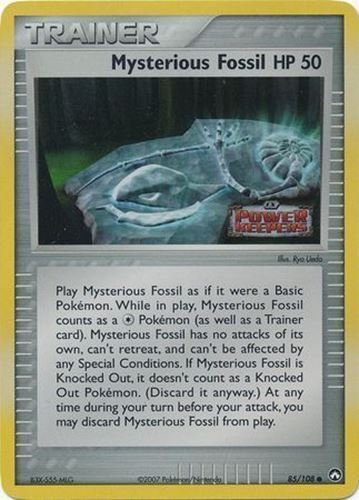 Mysterious Fossil (85/108) (Stamped) [EX: Power Keepers] | Rock City Comics