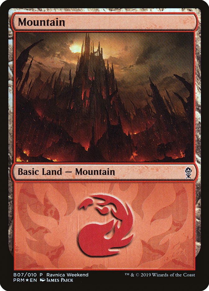 Mountain (B07) [Ravnica Allegiance Guild Kit] | Rock City Comics