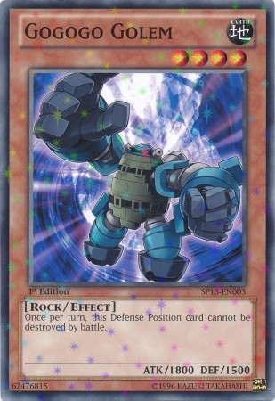 Gogogo Golem [SP13-EN003] Starfoil Rare | Rock City Comics