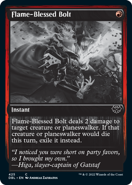 Flame-Blessed Bolt [Innistrad: Double Feature] | Rock City Comics