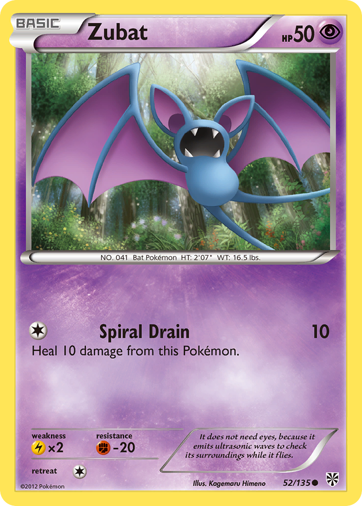 Zubat (52/135) [Black & White: Plasma Storm] | Rock City Comics