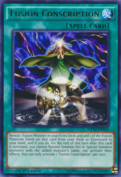 Fusion Conscription [MP16-EN024] Rare | Rock City Comics