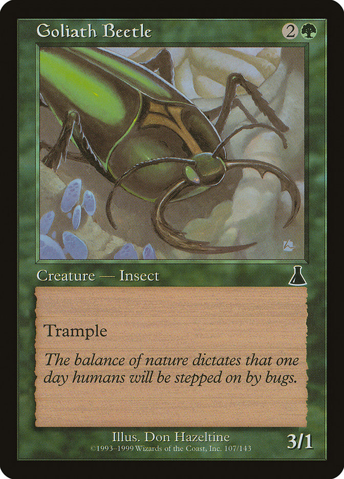 Goliath Beetle [Urza's Destiny] | Rock City Comics