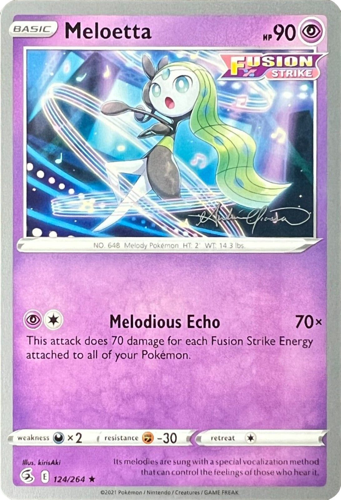 Meloetta (124/264) (The Shape of Mew - Andre Chiasson) [World Championships 2022] | Rock City Comics