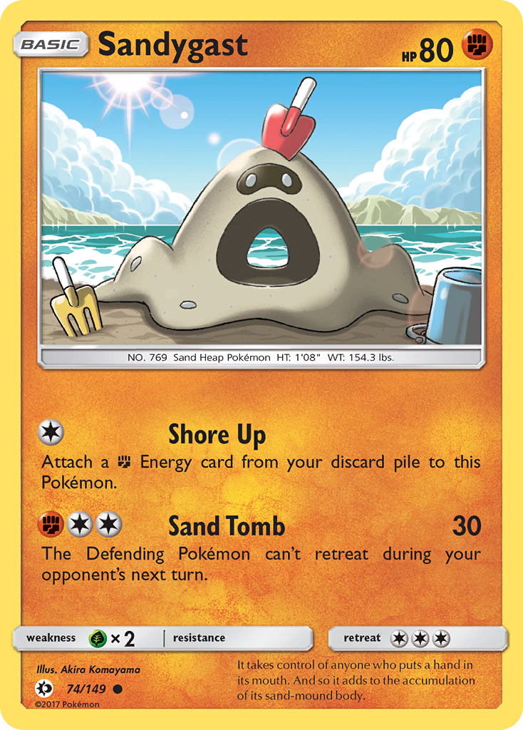 Sandygast (74/149) [Sun & Moon: Base Set] | Rock City Comics