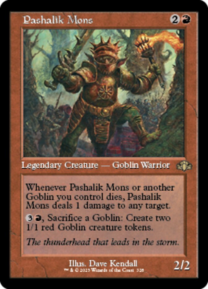 Pashalik Mons (Retro) [Dominaria Remastered] | Rock City Comics