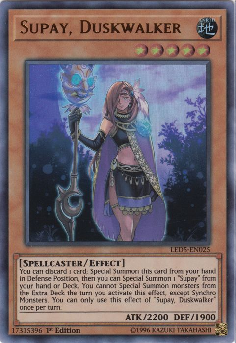 Supay, Duskwalker [LED5-EN025] Ultra Rare | Rock City Comics