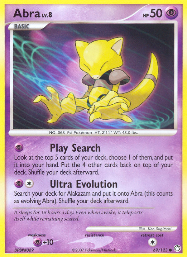 Abra (69/123) [Diamond & Pearl: Mysterious Treasures] | Rock City Comics