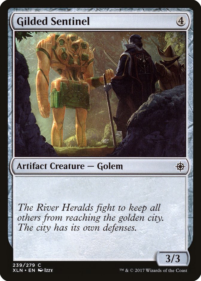 Gilded Sentinel [Ixalan] | Rock City Comics