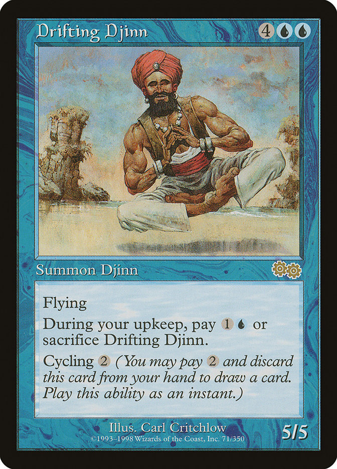 Drifting Djinn [Urza's Saga] | Rock City Comics