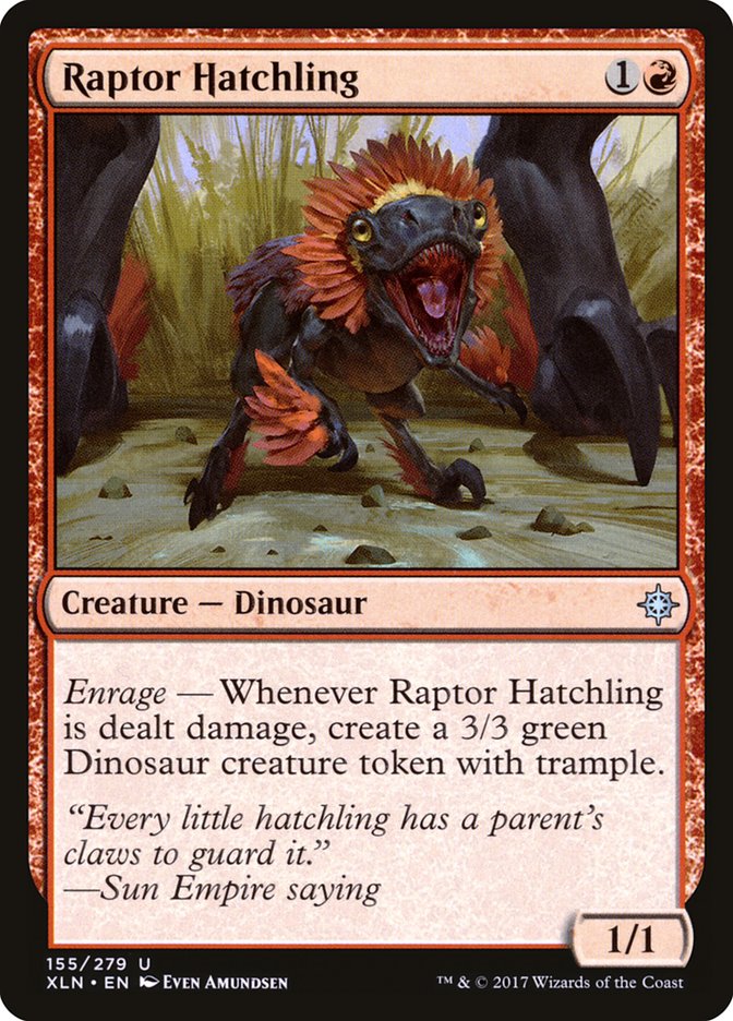 Raptor Hatchling [Ixalan] | Rock City Comics