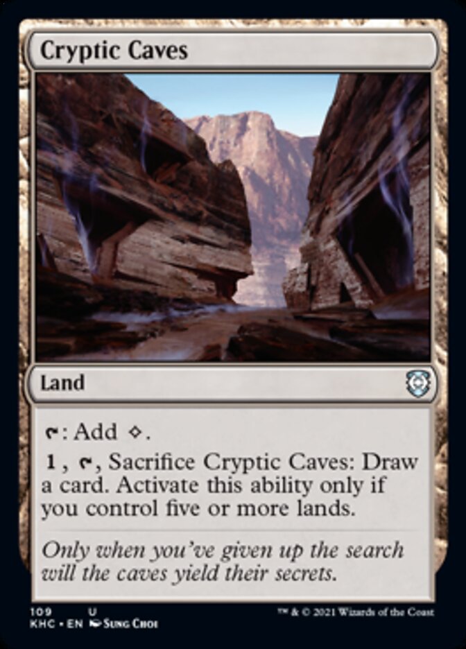 Cryptic Caves [Kaldheim Commander] | Rock City Comics