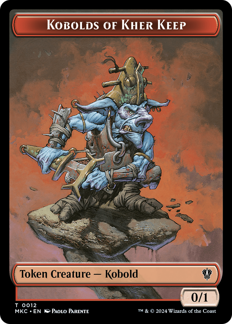 Soldier // Kobolds of Kher Keep Double-Sided Token [Murders at Karlov Manor Commander Tokens] | Rock City Comics