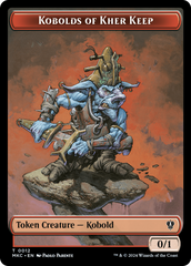 Gold // Kobolds of Kher Keep Double-Sided Token [Murders at Karlov Manor Commander Tokens] | Rock City Comics