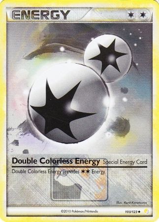 Double Colorless Energy (103/123) (League Promo) [HeartGold & SoulSilver: Base Set] | Rock City Comics