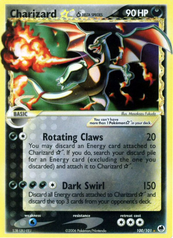 Charizard Star (100/101) (Delta Species) [EX: Dragon Frontiers] | Rock City Comics