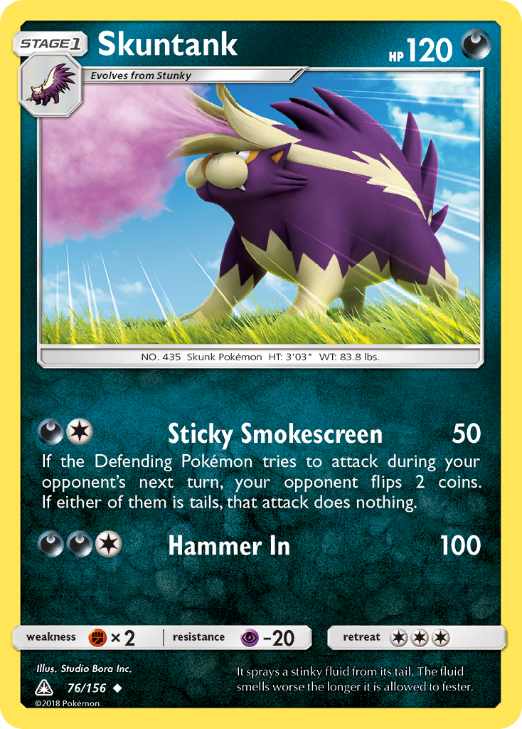 Skuntank (76/156) [Sun & Moon: Ultra Prism] | Rock City Comics