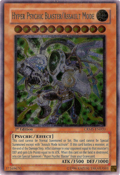 Hyper Psychic Blaster/Assault Mode [CRMS-EN020] Ultimate Rare | Rock City Comics