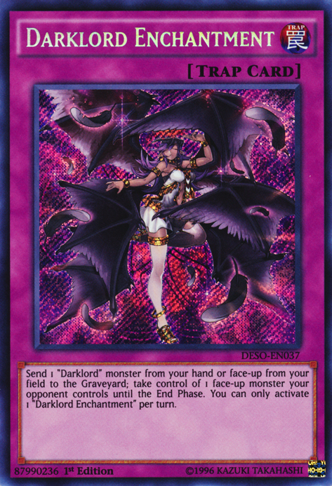 Darklord Enchantment [DESO-EN037] Secret Rare | Rock City Comics