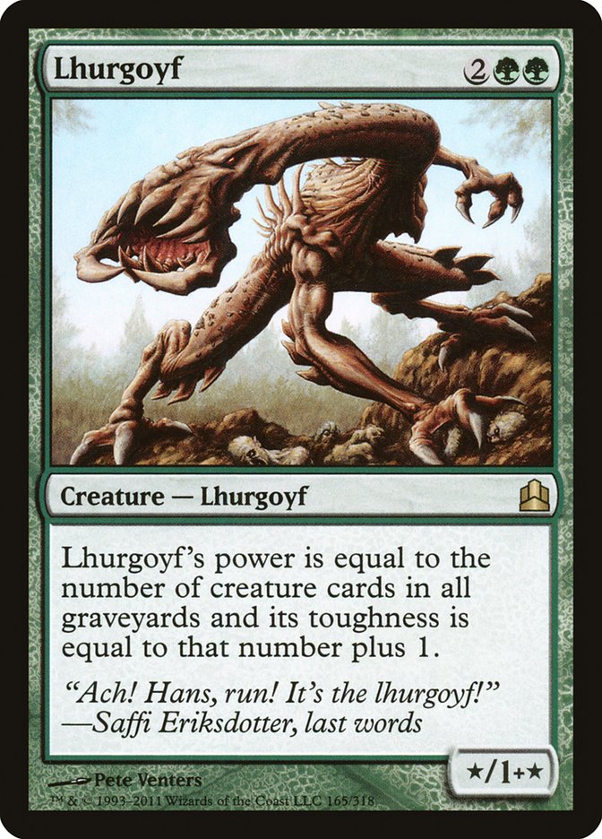 Lhurgoyf [Commander 2011] | Rock City Comics