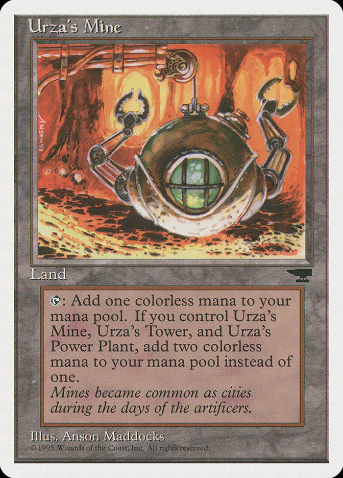 Urza's Mine (Orange Background) [Chronicles] | Rock City Comics