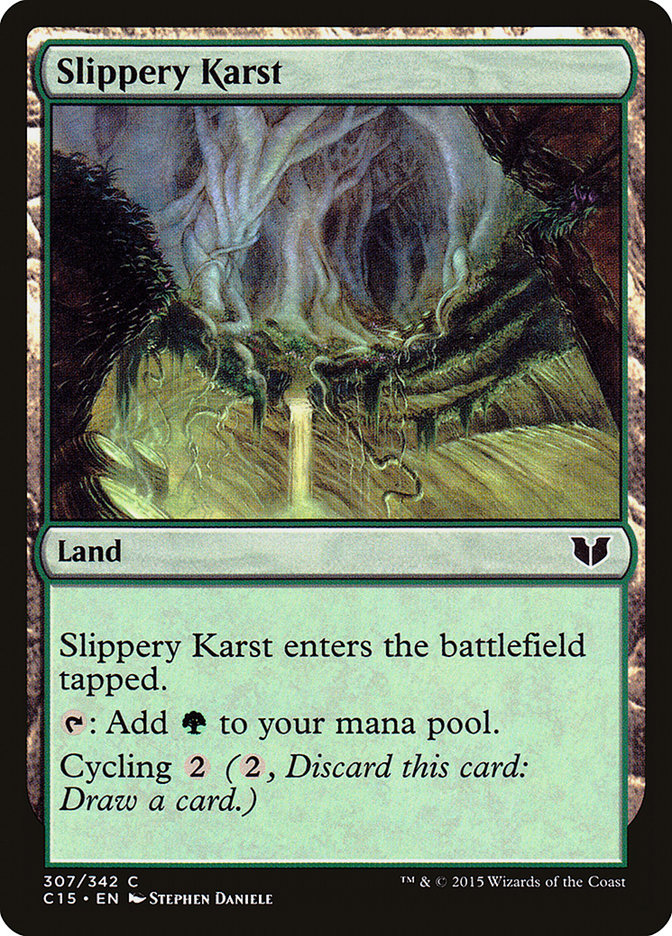 Slippery Karst [Commander 2015] | Rock City Comics