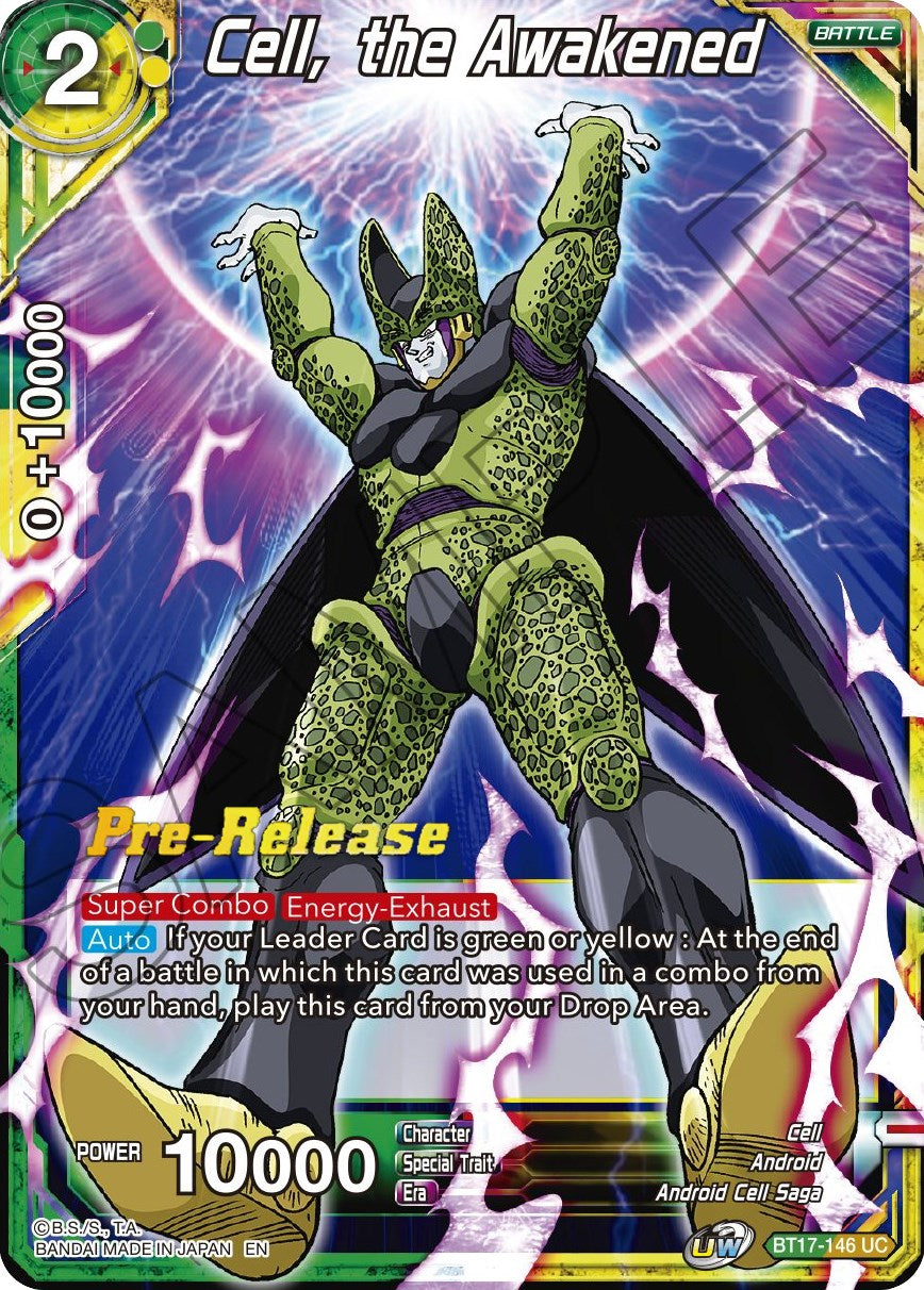 Cell, the Awakened (BT17-146) [Ultimate Squad Prerelease Promos] | Rock City Comics