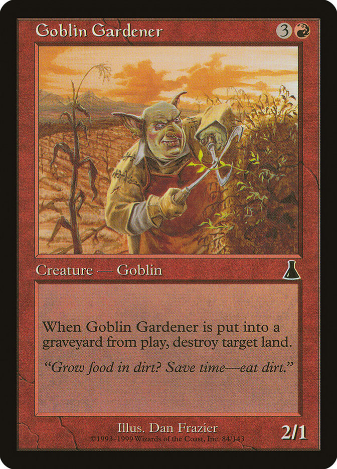 Goblin Gardener [Urza's Destiny] | Rock City Comics