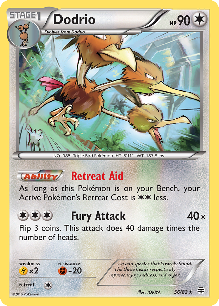 Dodrio (56/83) [XY: Generations] | Rock City Comics