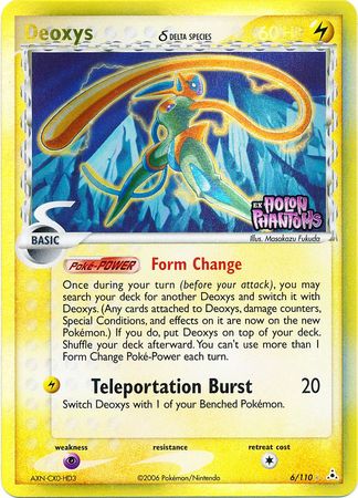 Deoxys (6/110) (Delta Species) (Stamped) [EX: Holon Phantoms] | Rock City Comics