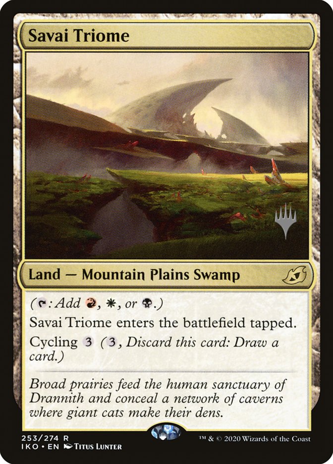 Savai Triome (Promo Pack) [Ikoria: Lair of Behemoths Promos] | Rock City Comics