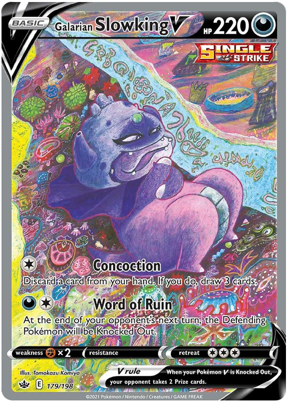 Galarian Slowking V (179/198) [Sword & Shield: Chilling Reign] | Rock City Comics