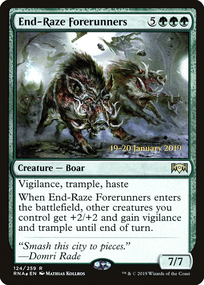 End-Raze Forerunners [Ravnica Allegiance Prerelease Promos] | Rock City Comics