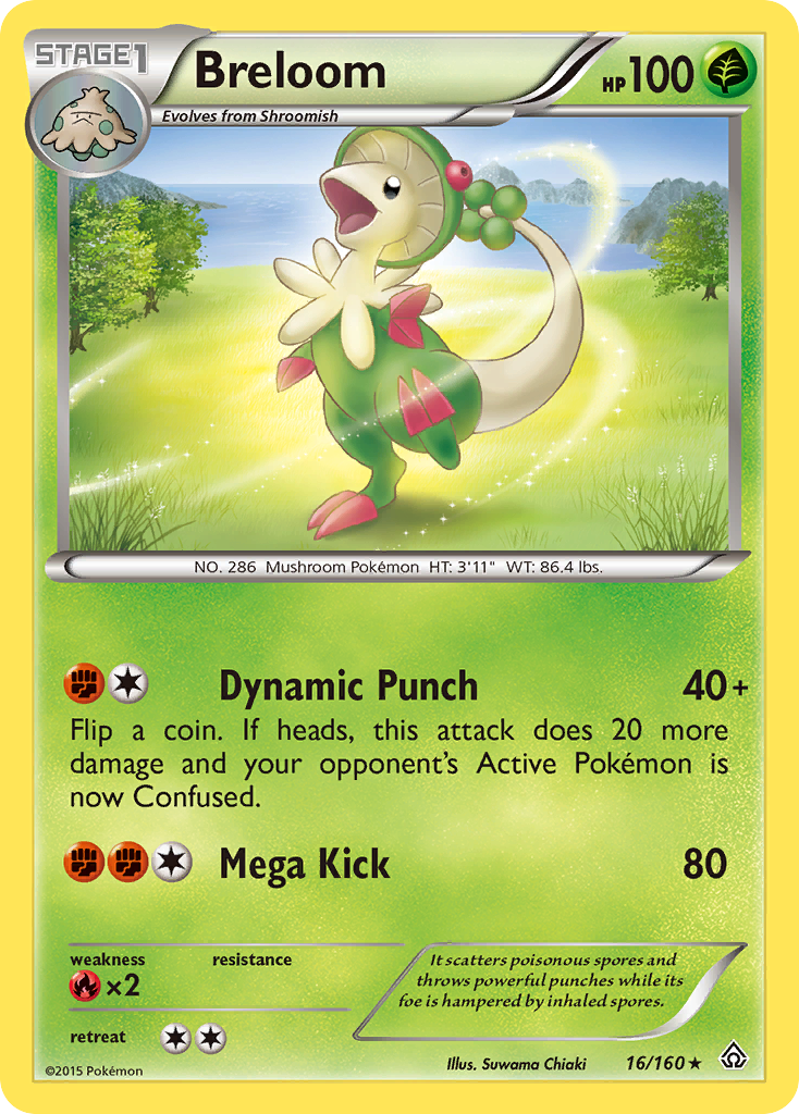 Breloom (16/160) [XY: Primal Clash] | Rock City Comics