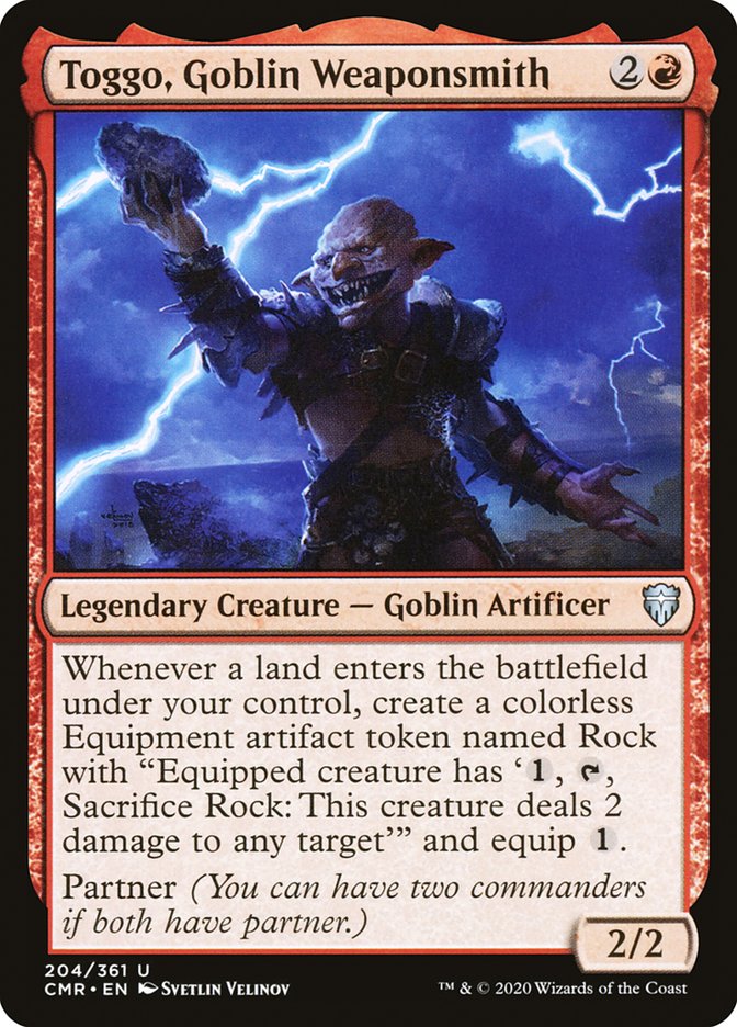 Toggo, Goblin Weaponsmith [Commander Legends] | Rock City Comics