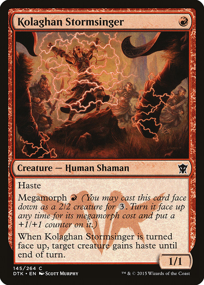 Kolaghan Stormsinger [Dragons of Tarkir] | Rock City Comics