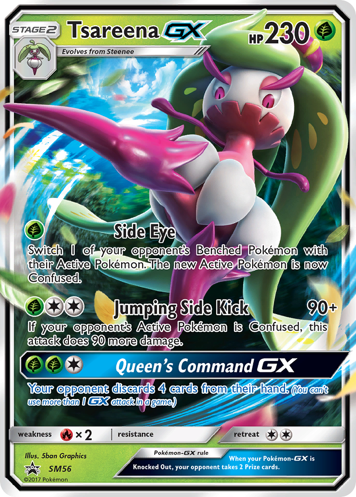 Tsareena GX (SM56) [Sun & Moon: Black Star Promos] | Rock City Comics