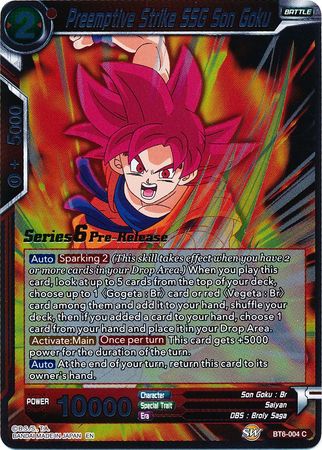 Preemptive Strike SSG Son Goku [BT6-004_PR] | Rock City Comics