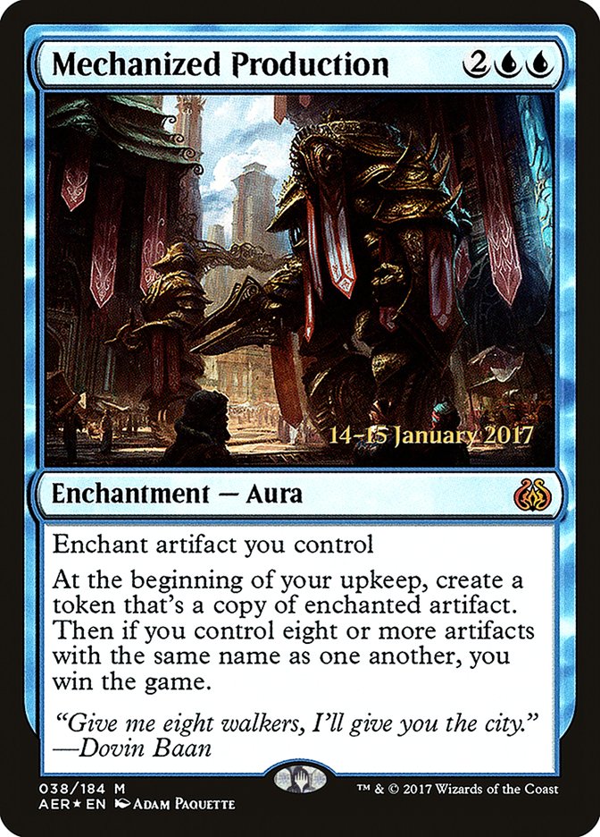 Mechanized Production  [Aether Revolt Prerelease Promos] | Rock City Comics