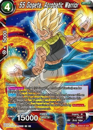 SS Gogeta, Acrobatic Warrior [EX04-01] | Rock City Comics