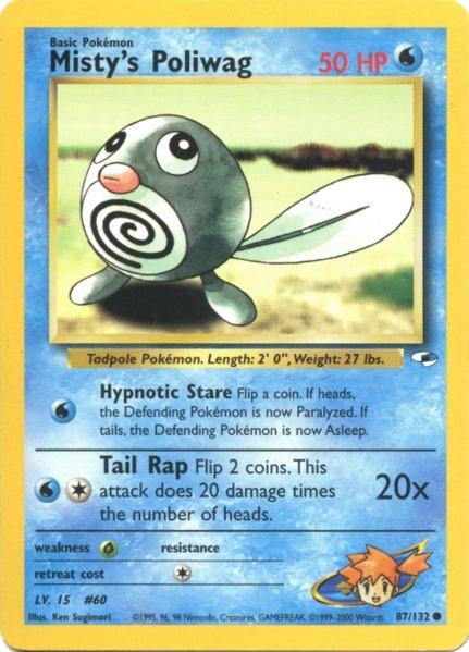 Misty's Poliwag (87/132) [Gym Heroes Unlimited] | Rock City Comics