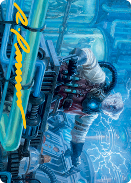 Ludevic, Necrogenius Art Card (Gold-Stamped Signature) [Innistrad: Midnight Hunt Art Series] | Rock City Comics