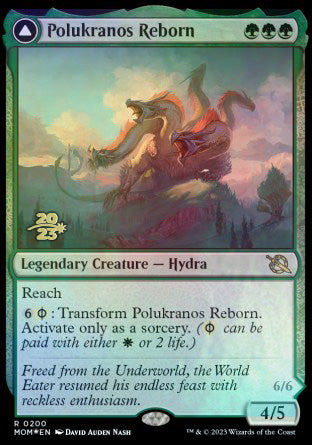 Polukranos Reborn // Polukranos, Engine of Ruin [March of the Machine Prerelease Promos] | Rock City Comics