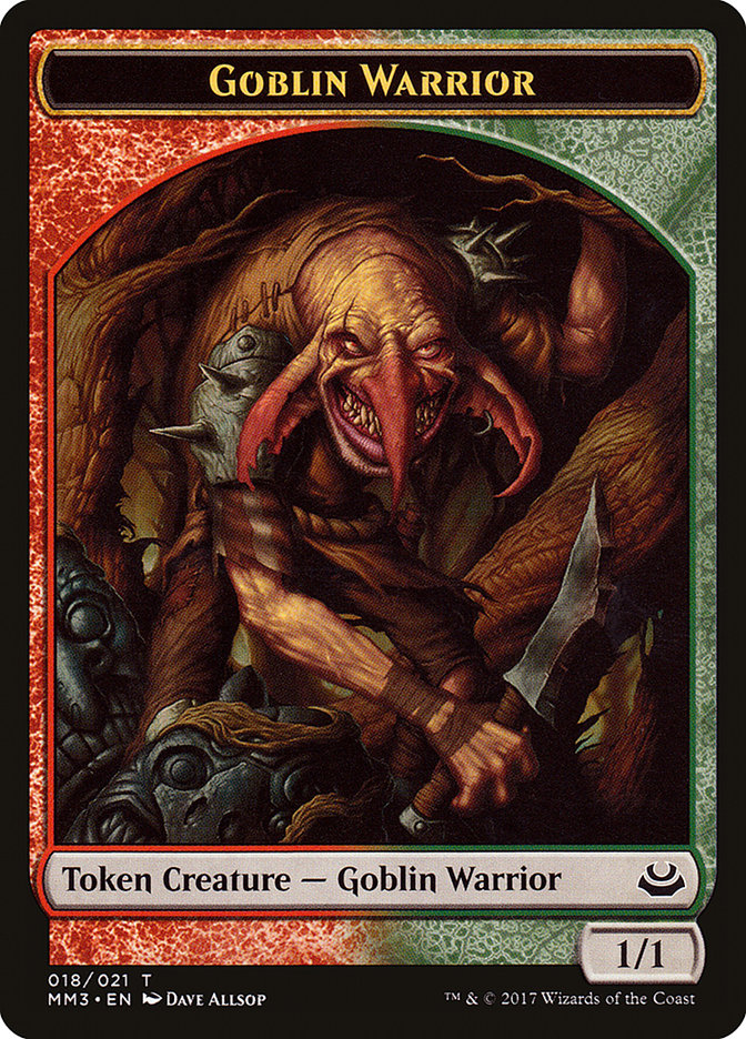 Goblin Warrior [Modern Masters 2017 Tokens] | Rock City Comics